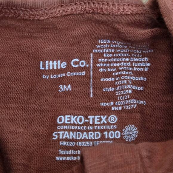 Little Co. Lauren Conrad Henley Dress Sun Print 3mos Bohemian - Picture 5 of 5